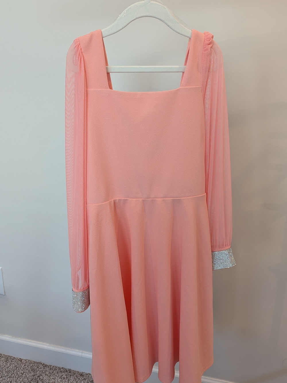 Coral Girls' Formal Dress
